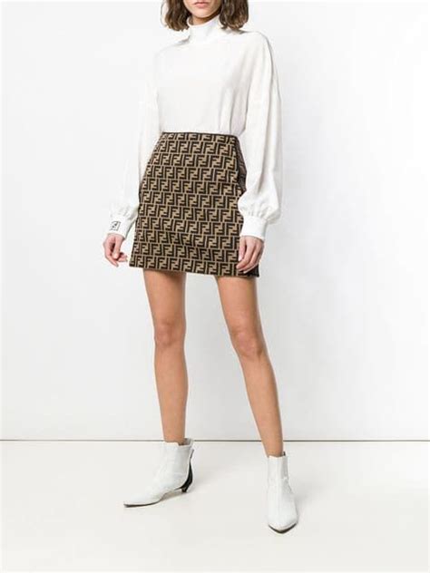 farfetch fendi skirt.